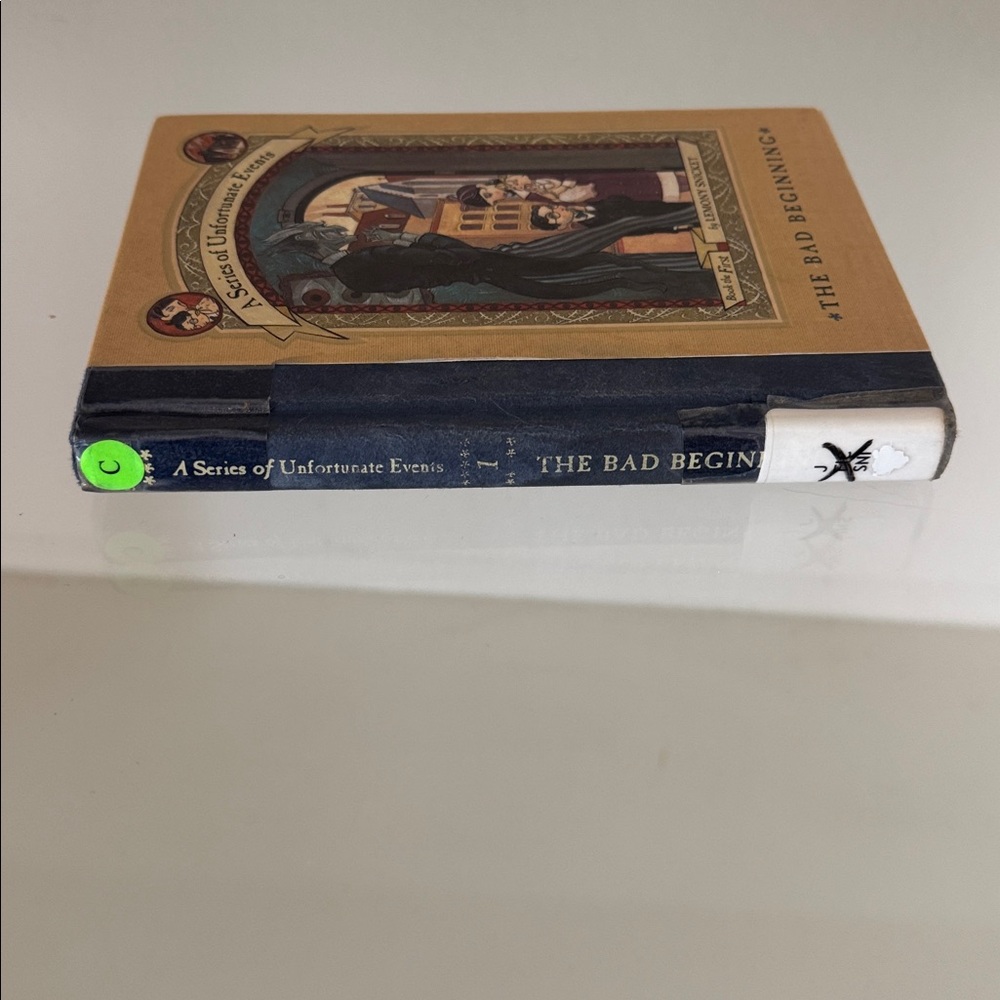 A SERIES OF UNFORTUNATE EVENTS #1 The Bad Beginning by Lemony Snicket (1999) HC - Picture 2 of 4
